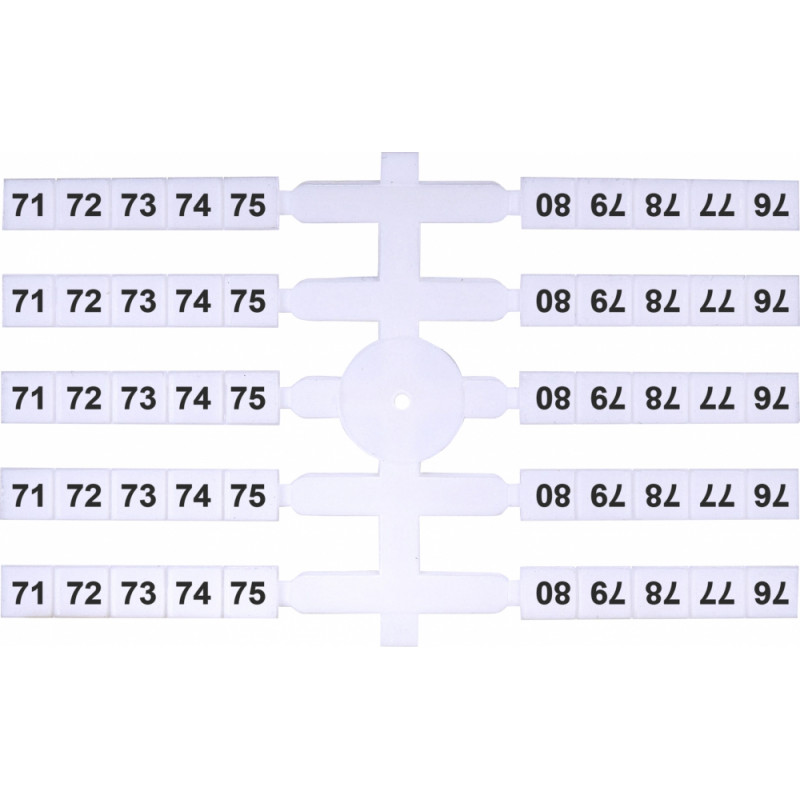 Марковальна табличка (200шт.) EO3 (71-80)
