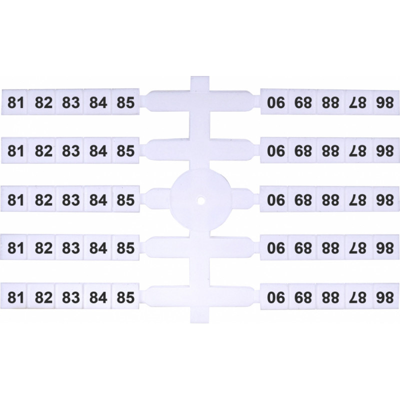 Марковальна табличка (200шт.) EO3 (81-90)