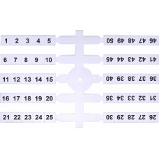 Марковальна табличка (200шт.) EO3 (1-50)