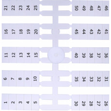 Марковальна табличка (200шт.) EO4 (1-50)