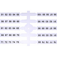 Марковальна табличка (200шт.) EO3 (51-100)