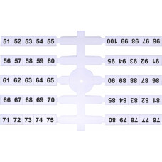 Марковальна табличка (200шт.) EO3 (51-100)