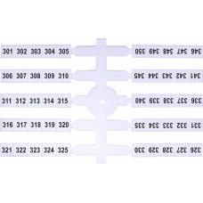 Марковальна табличка (200шт.) EO3 (301-350)