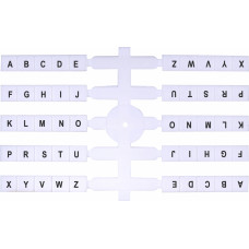 Марковальна табличка (200шт.) EO3 (алфавітна a-z)