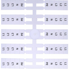 Марковальна табличка (200шт.) EO4 (L1,L2,L3,N,PE)