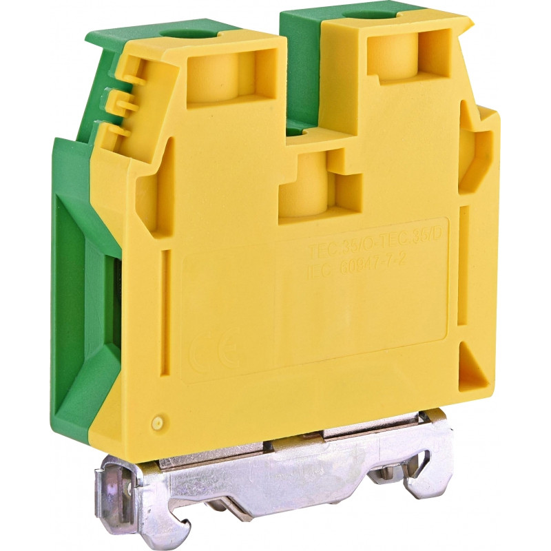 Клема гвинтова заземлювальна ESC-TEC.35/O (35 мм2, жовто-зел.)