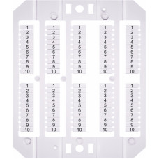 Марковання клем ESP-SHZ/1/1_10 (1-10, для пружин. клем, 1,5 мм2) (100шт)