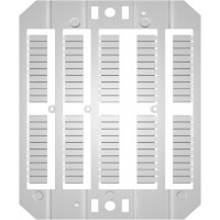 Марковання клем ESC-SH004S (для пружин. клем 1, 5мм2, біла) (100 шт)