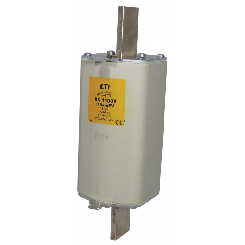 Запобіжник NH-1XL_K gPV 160A 1100V DC (L/R=5ms, з ударником)