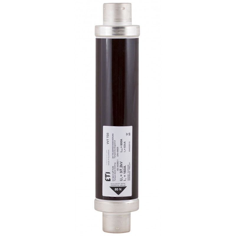 Запобіжник VVT-D3 7,2kV 4A 63kA (442мм, 80N THERMO/Ni)
