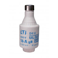 Запобіжник DIIUQ20A/500V gR (50 kA)