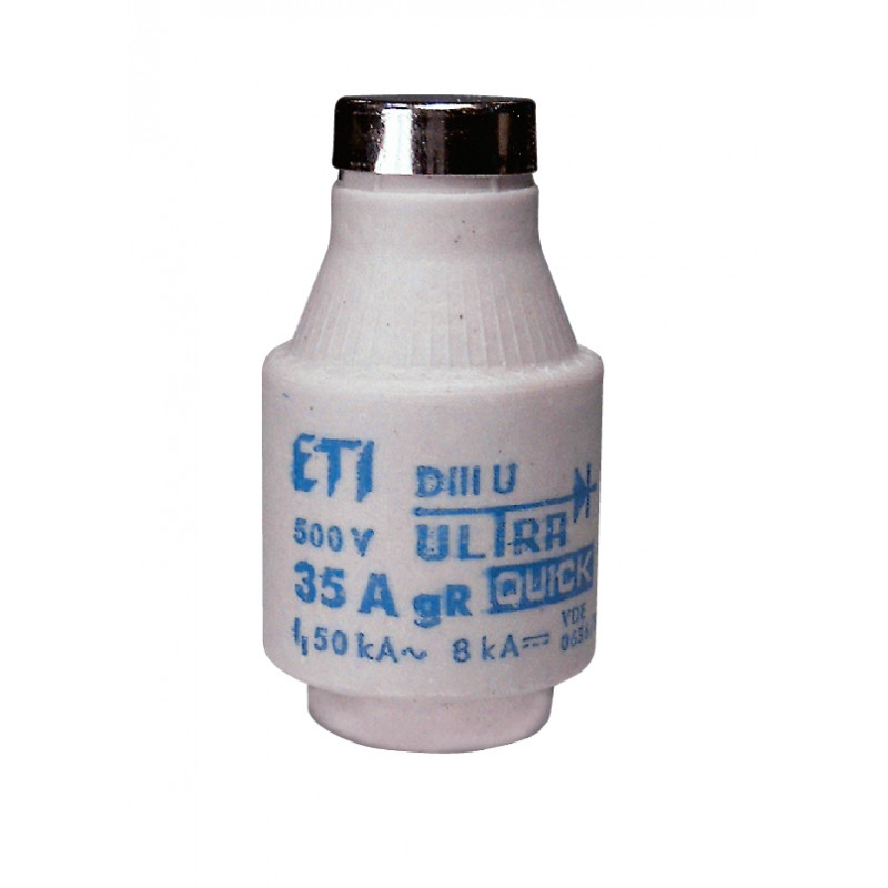 Запобіжник DIIIUQ35A/500V gR (50 kA)