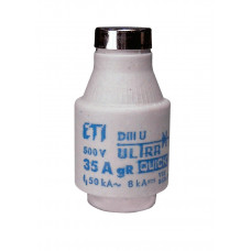 Запобіжник DIIIUQ63A/500V gR (50 kA)