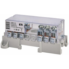 Блок розподільчий EDBA-120 (120А, 400В, 2х50мм²/6х25мм²)