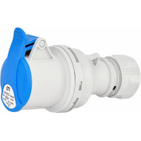 Розетка кабельна (силовий роз'єм) ES-1632 IP44 (16A, 230V, 2P+PE)