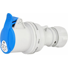 Розетка кабельна (силовий роз'єм) ES-1632 IP44 (16A, 230V, 2P+PE)