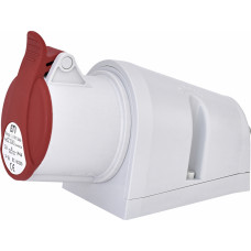 Розетка настінна (силовий роз'єм) EZ-3243 IP44 (32A, 400V, 3P+PE)