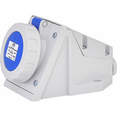 Розетка настінна (силовий роз'єм) EZH-1632 IP67 (16A, 230V, 2P+PE)