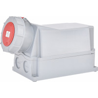 Розетка настінна (силовий роз'єм) EZH-12543 IP67 (125A, 400V, 3P+PE)