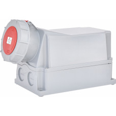 Розетка настінна (силовий роз'єм) EZH-12543 IP67 (125A, 400V, 3P+PE)