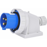 Вилка настінна (силовий роз'єм) EPH-1632 IP67 (16A, 230V, 2P+PE)