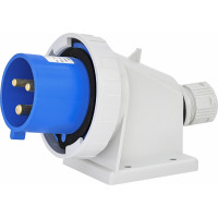 Вилка настінна (силовий роз'єм) EPH-3232 IP67 (32A, 400V, 2P+PE)