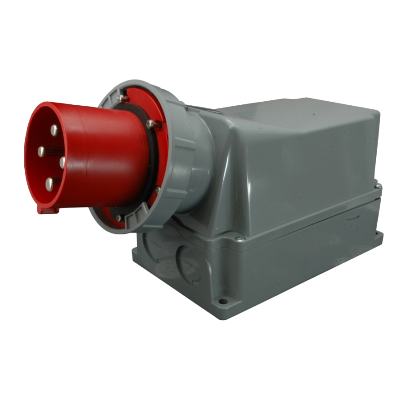 Вилка настінна (силовий роз'єм) EPH-12543 IP67 (125A, 400V, 3P+PE)