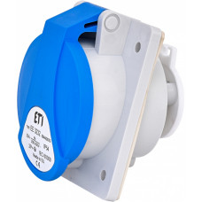 Розетка вбудована (силовий роз'єм) EE-3232 IP54 (32A, 230V, 2P+PE)