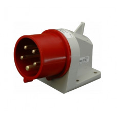 Вилка вбудована кутова (силовий роз'єм) ER-3253 IP44 (32A, 400V, 3P+N+PE)