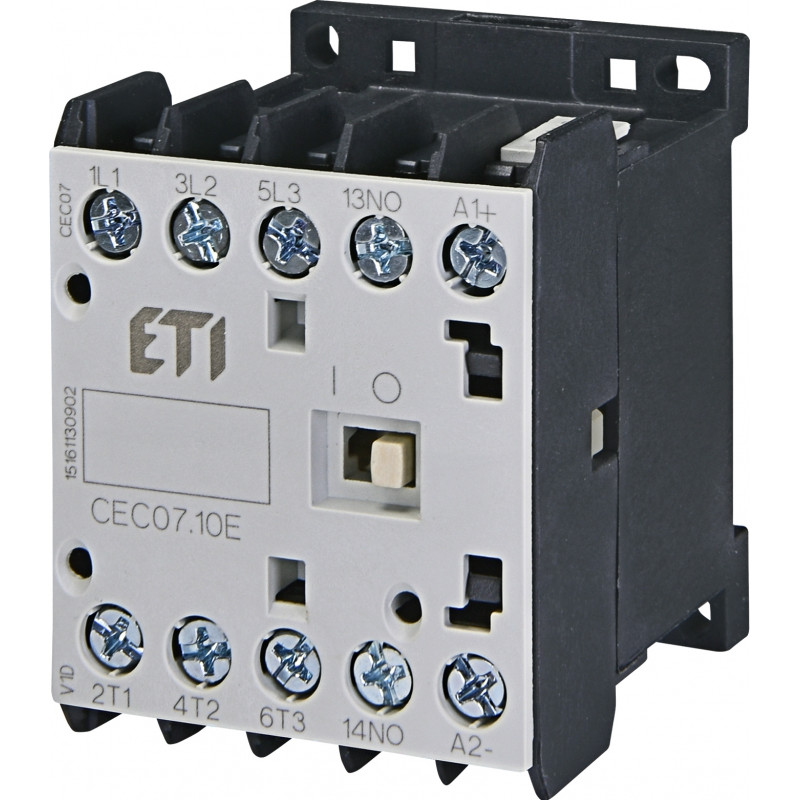Контактор мініатюрний CEC 07.10 24V AC (7A; 4kW; AC3)