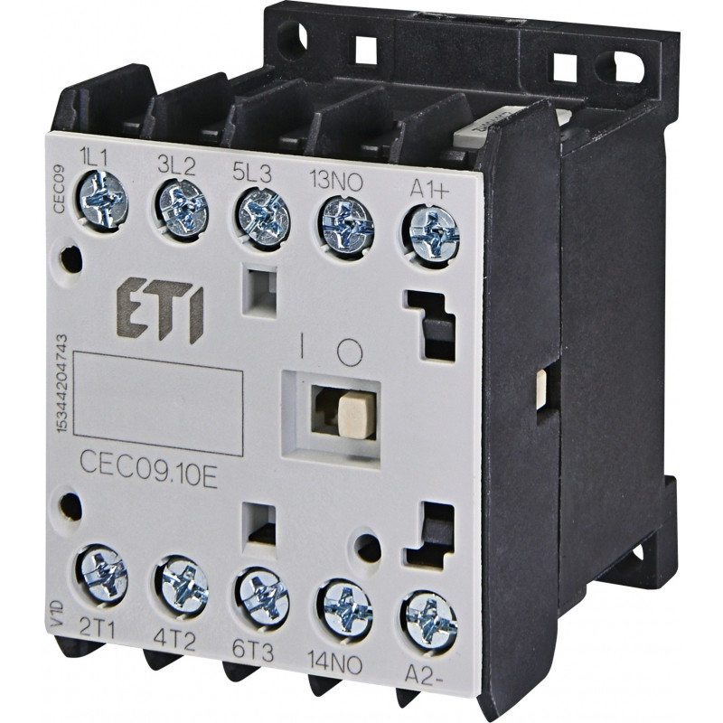 Контактор мініатюрний CEC 09.10-400V-50/60Hz (9A; 4kW; AC3)