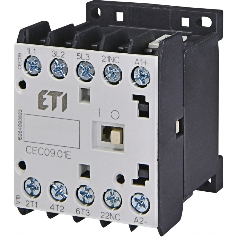 Контактор мініатюрний CEC 09.01-110V-50/60Hz (9A; 4kW; AC3)