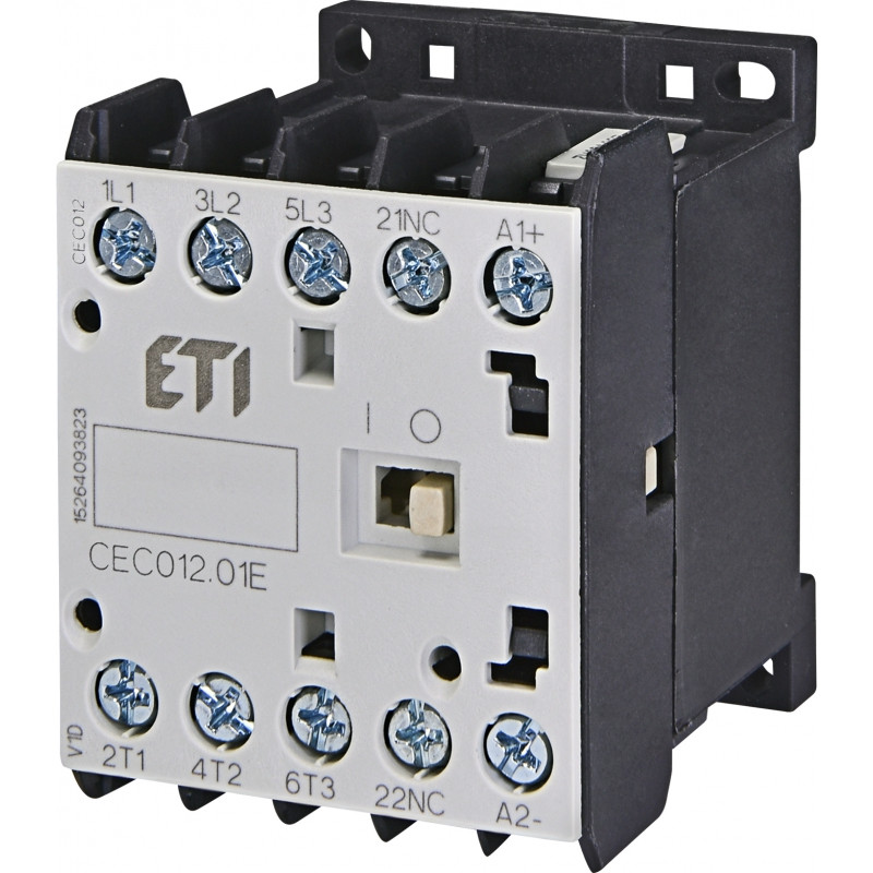 Контактор мініатюрний CEC 12.01-230V-50/60Hz (12A; 5,5kW; AC3)