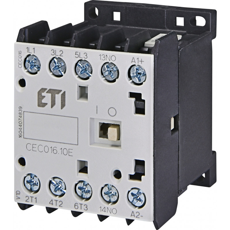 Контактор мініатюрний CEC 16.10-110V-50/60Hz (16A; 7,5kW; AC3)