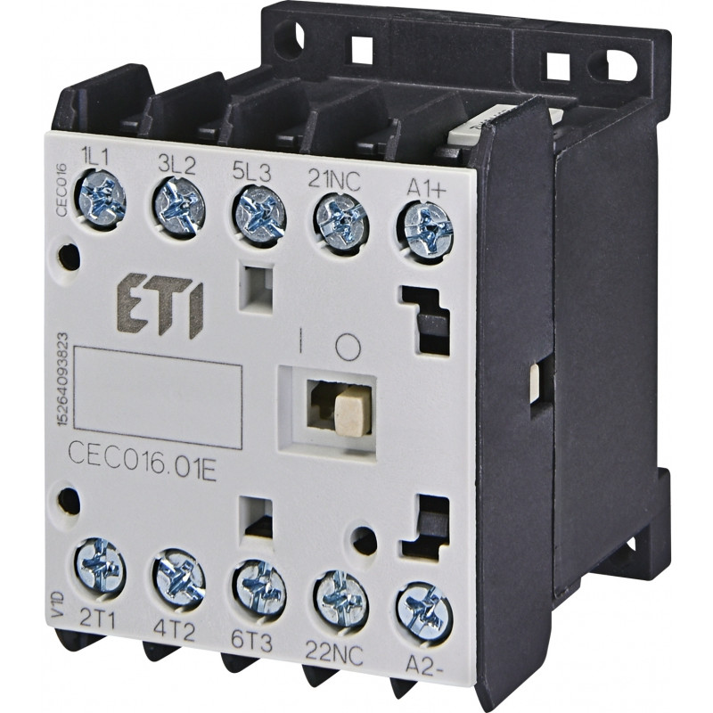 Контактор мініатюрний CEC 16.01-110V-50/60Hz (16A; 7,5kW; AC3)