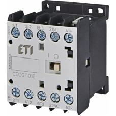 Контактор мініатюрний CEC 07.01 24V DC (7A; 3kW; AC3)