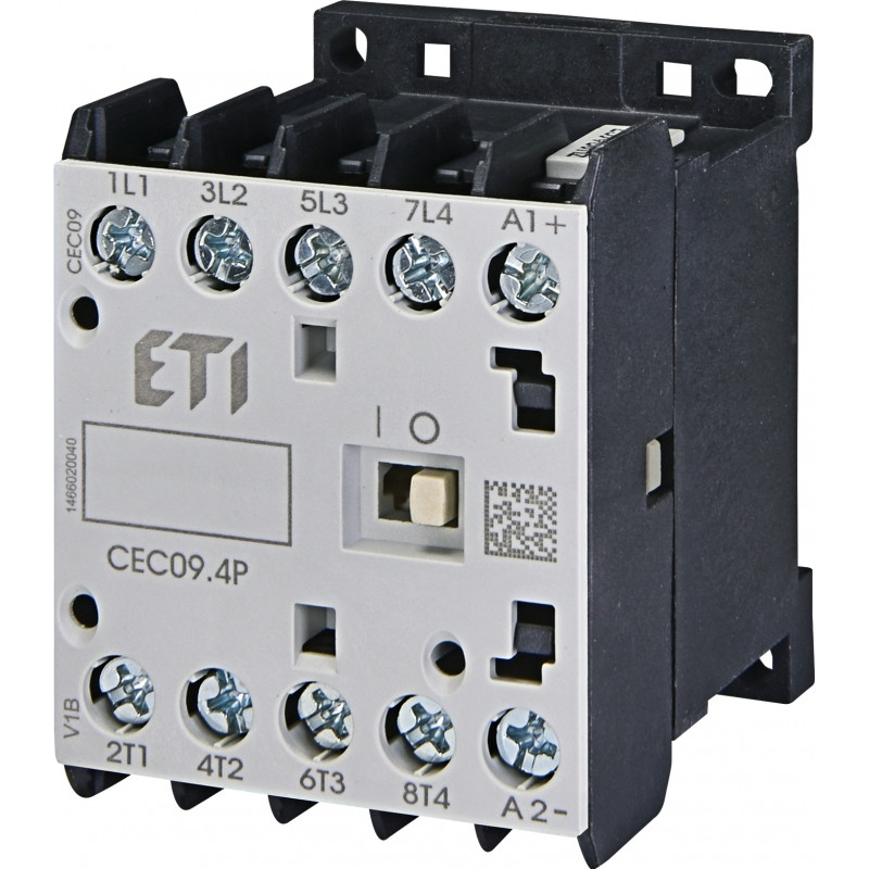 Контактор мініатюрний CEC 09.4P 230V АС (9A; 4kW; AC3) 4р (4 н.в.)