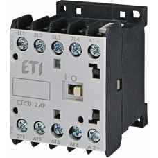 Контактор мініатюрний CEC 12.4P 230V АС (12A; 5,5kW; AC3) 4р (4 н.в.)