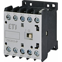 Контактор мініатюрний CEC 12.4Р 24V DC (12A; 5,5kW; AC3) 4р (4 н.в.)