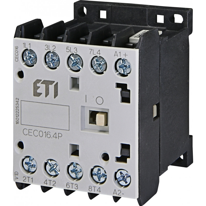 Контактор мініатюрний CEC 16.4Р 24V DC (16A; 7,5kW; AC3) 4р (4 н.в.)