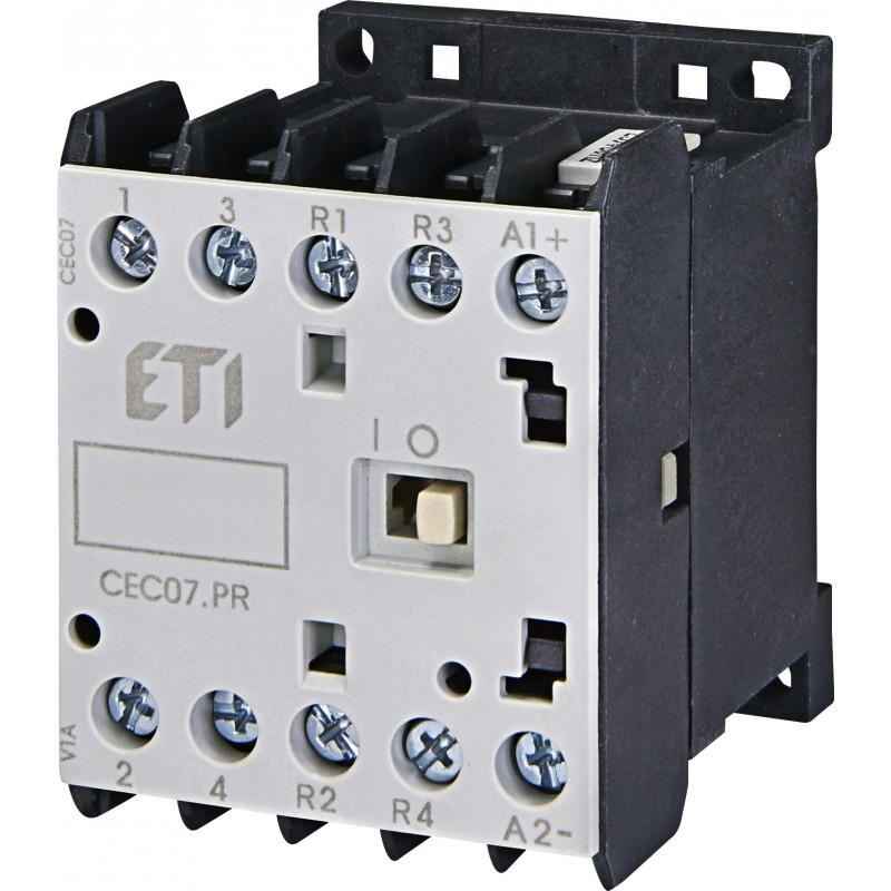 Контактор мініатюрний CEC 07.PR 24V DC (7A; 4kW; AC3) 4р (2н.в.+2н.з.)
