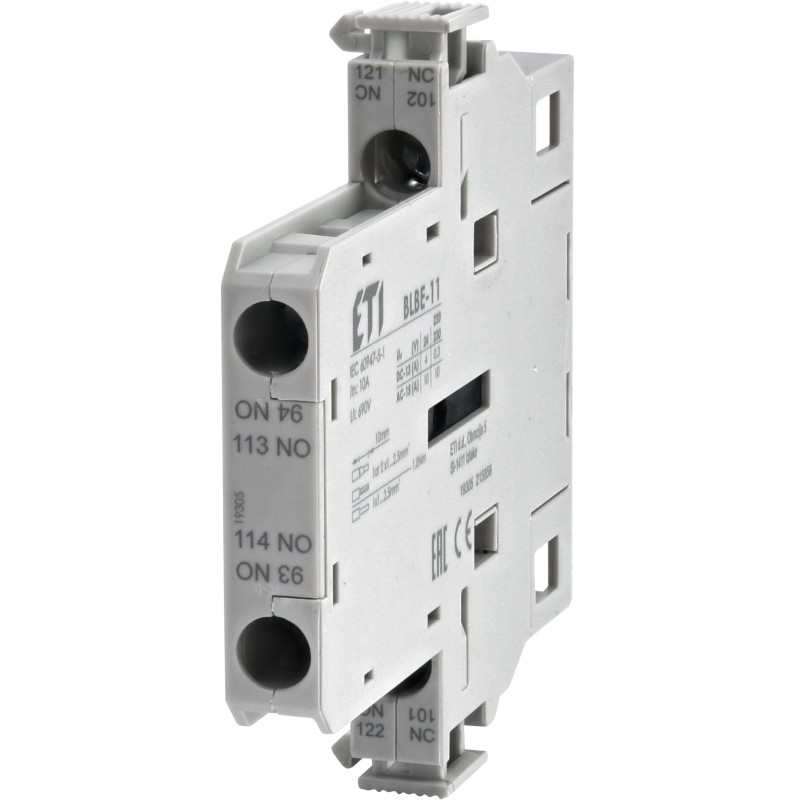 Блок-контакт BLBE-11 (1NO+1NC) (боковий, 1-й рівень, CEM450-560)
