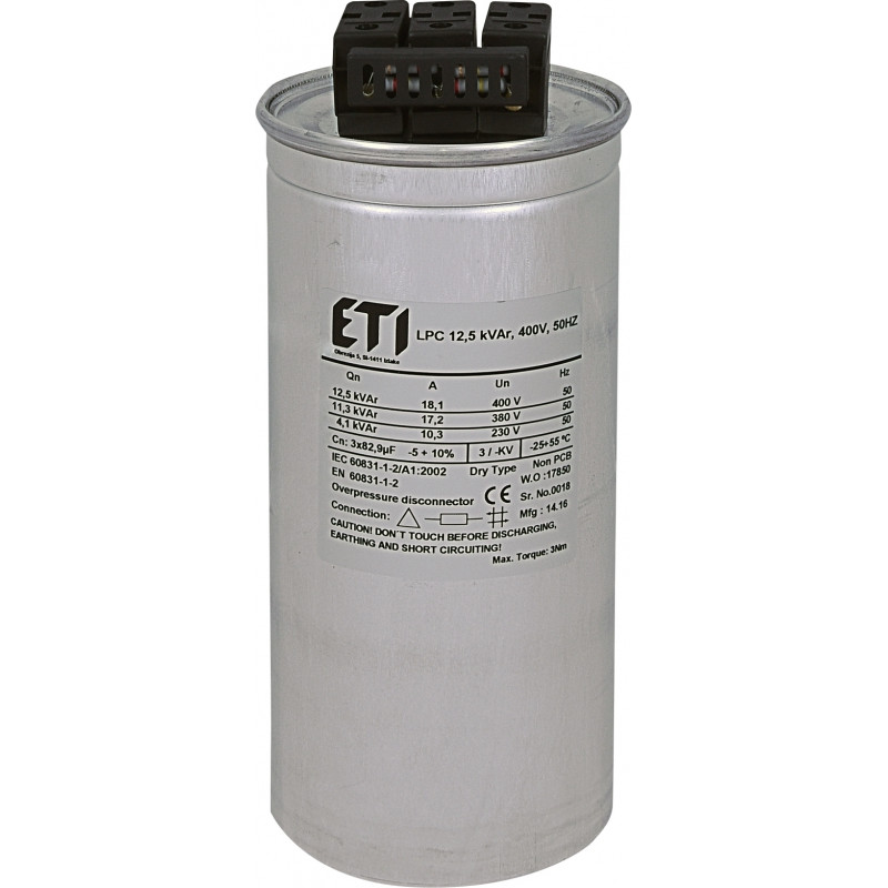 Конденсаторна батарея LPC 12,5kVAr (400V)