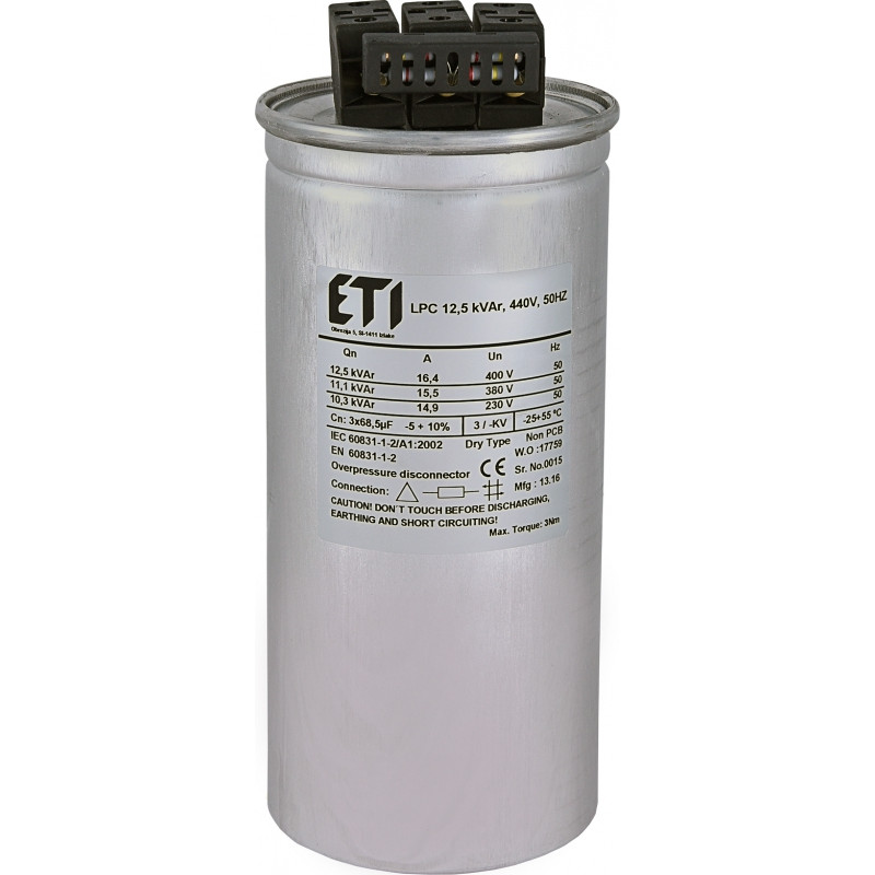 Конденсаторна батарея LPC 12,5kVAr (440V)