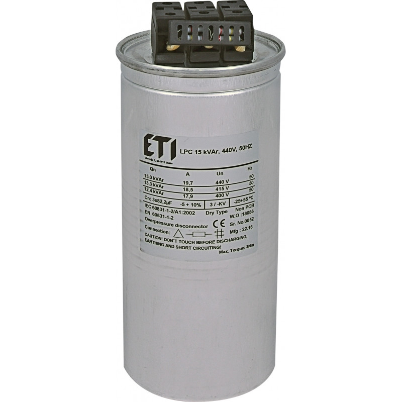 Конденсаторна батарея LPC 15kVAr (440V)
