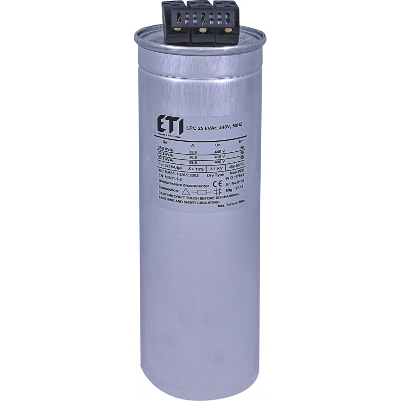Конденсаторна батарея LPC 25kVAr (440V)