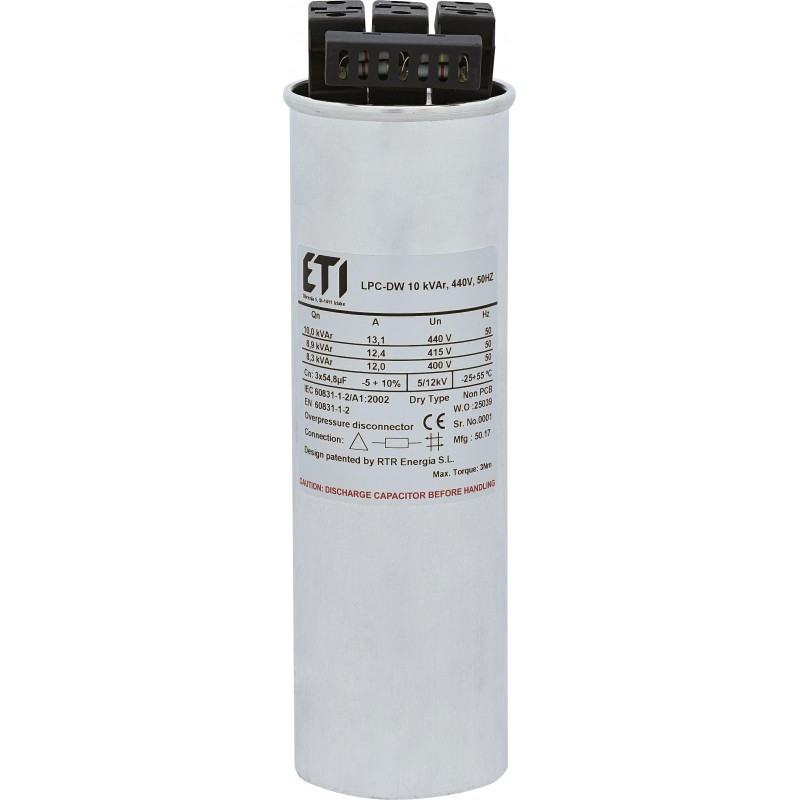 Конденсаторна батарея LPC-DW_440V 10 kVAr