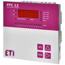 Регулятор реактивної потужності PFC 12 RS (12 ступенів, 144х144)