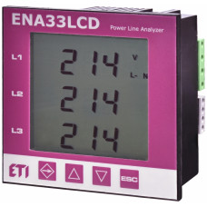 Аналізатор мережі ENA33LCD (96x96мм, 85-265V AC, RS-485)