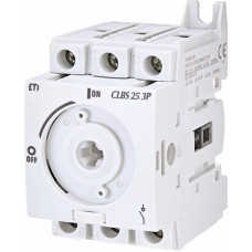 Вимикач навантаження CLBS 25 3P (без рукоятки, 25A, "1-0")